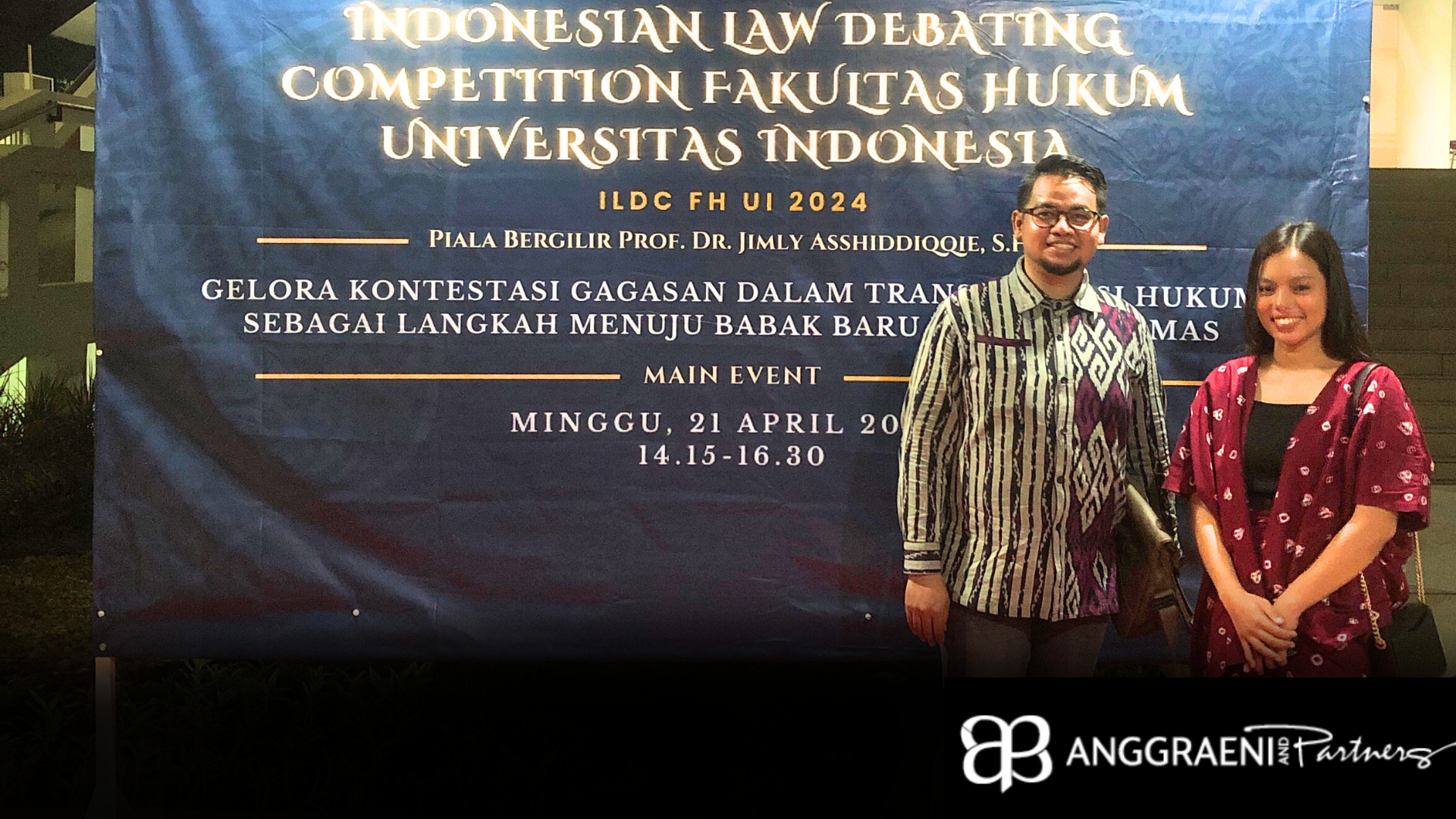 Featured Image for Anggraeni and Partners Attending the Closing Ceremony of Indonesia Law Debating Competition at Universitas Indonesia