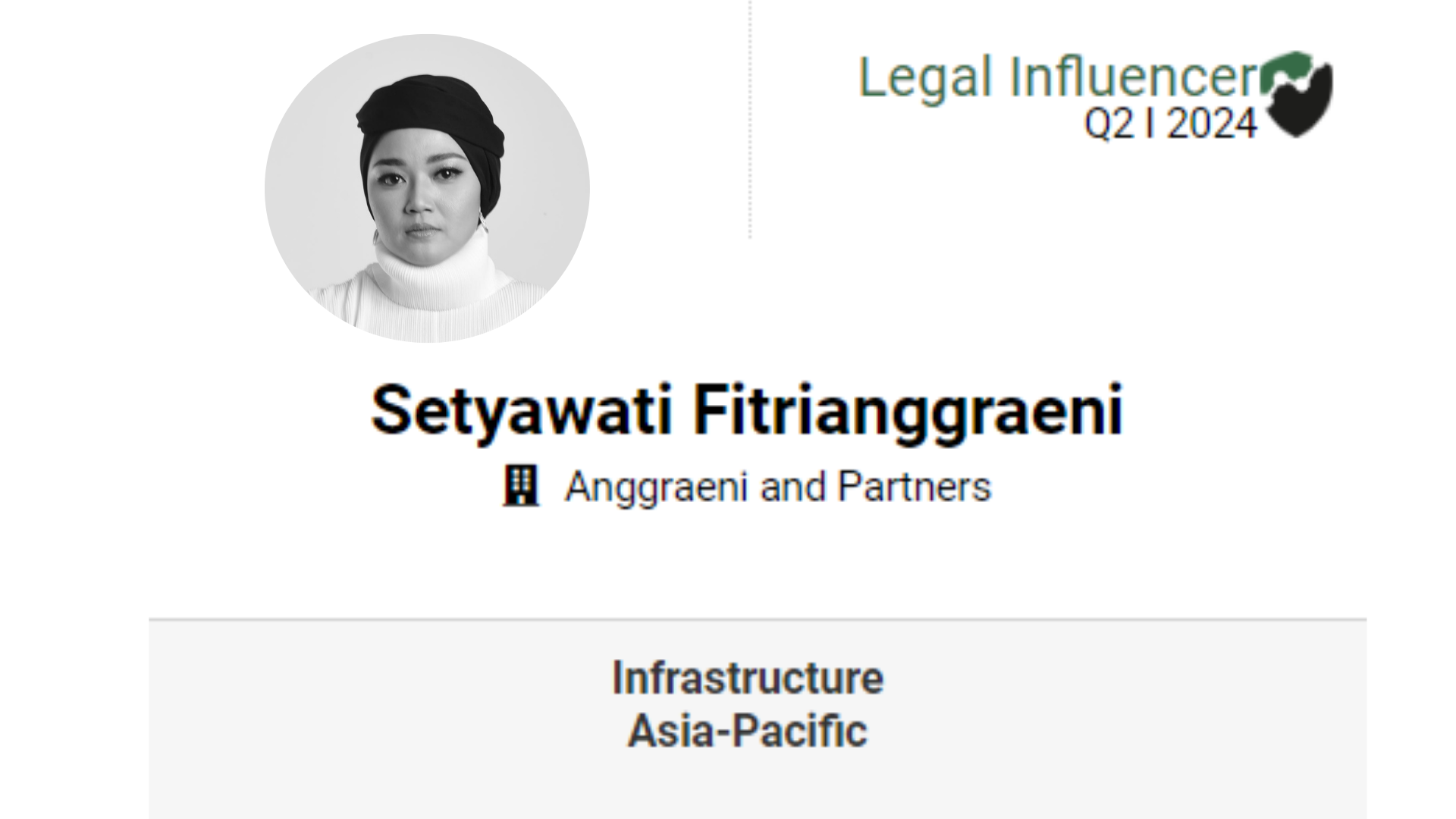 Featured Image for Anggraeni and Partners &#8211; Lexology Legal Influencers