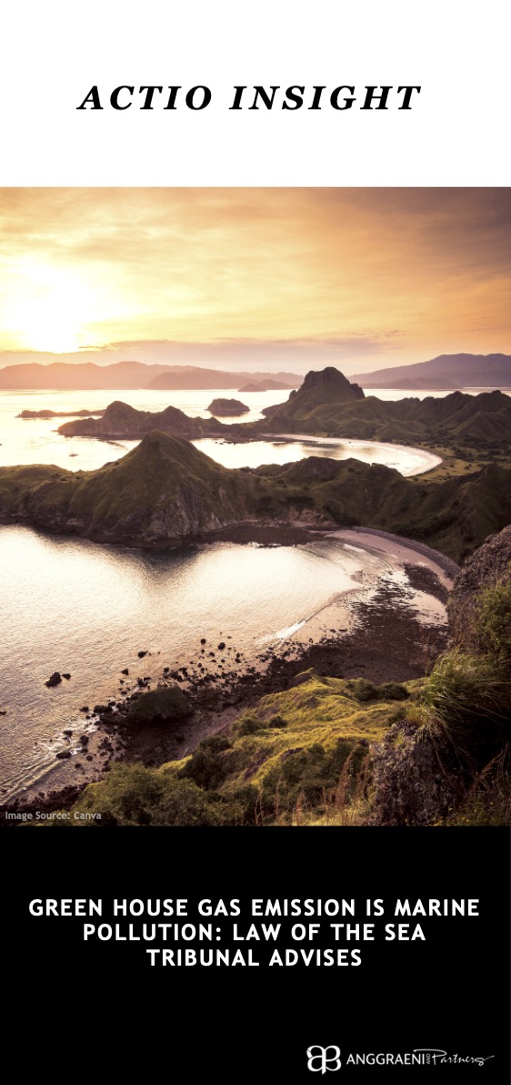 GHG EMISSION IS MARINE POLLUTION LAW OF THE SEA TRIBUNAL ADVISES 