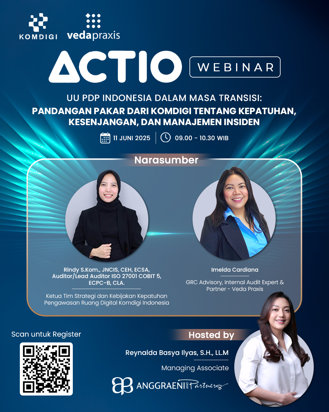 Featured Image for ACTIO Webinar: UU PDP Indonesia dalam Masa Transisi – Kepatuhan, Kesenjangan, dan Manajemen Insiden
